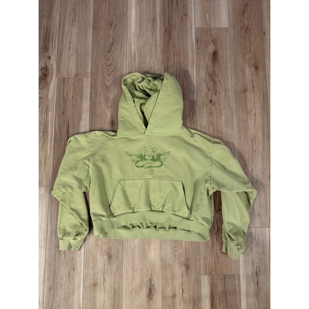 Boys Lie Lime Green Hoodie Collection Women's One Size Oversized Fit Boxy L/XL